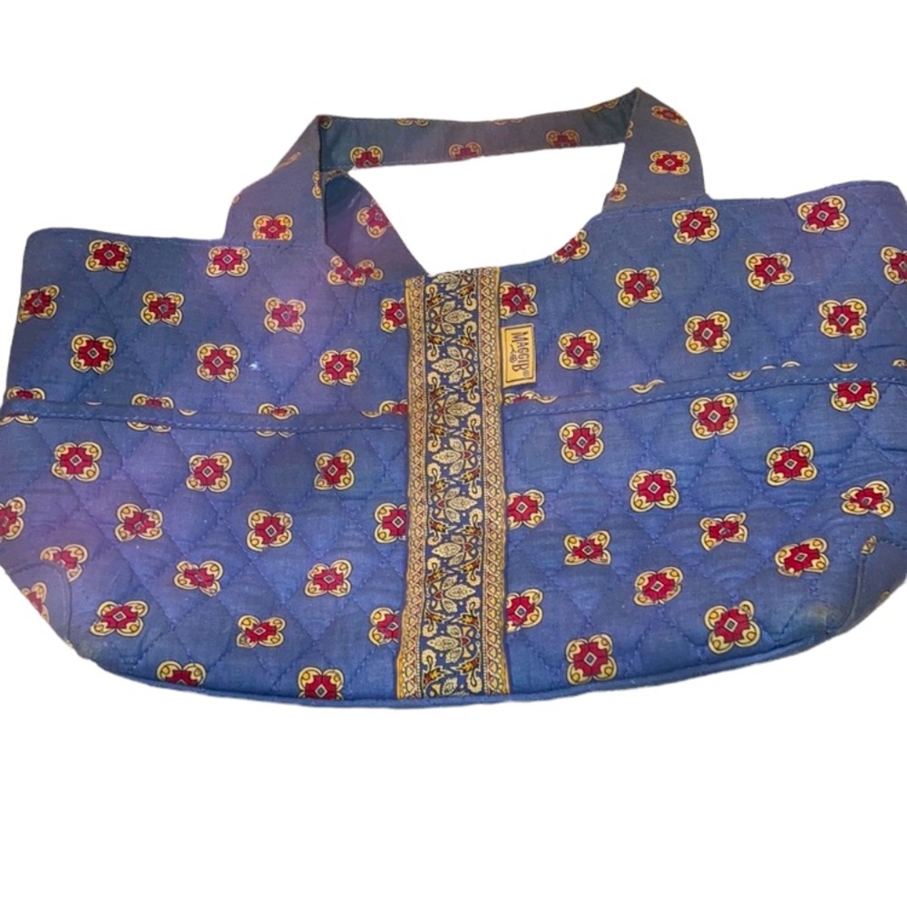 MaggiB blue quilted bag